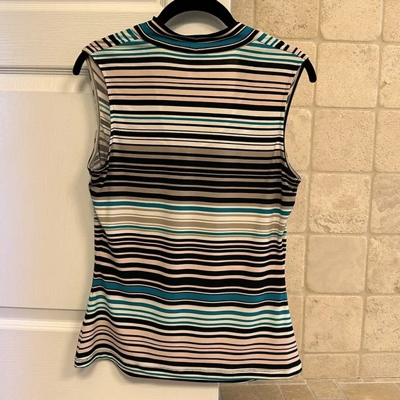 Bar III cowl neck top sleeveless - Picture 2 of 3